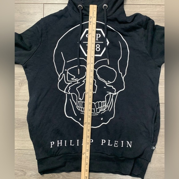 Philipp Plein Homme Black PP 78 Skull Hoodie - Picture 7 of 16